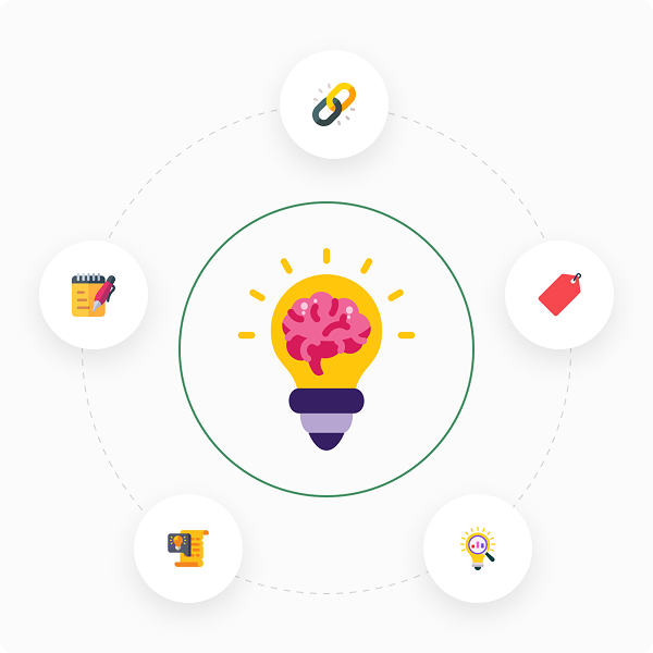 Structured Brain Graphic